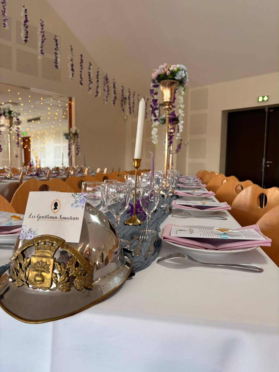 Décoration de gala des pompiers